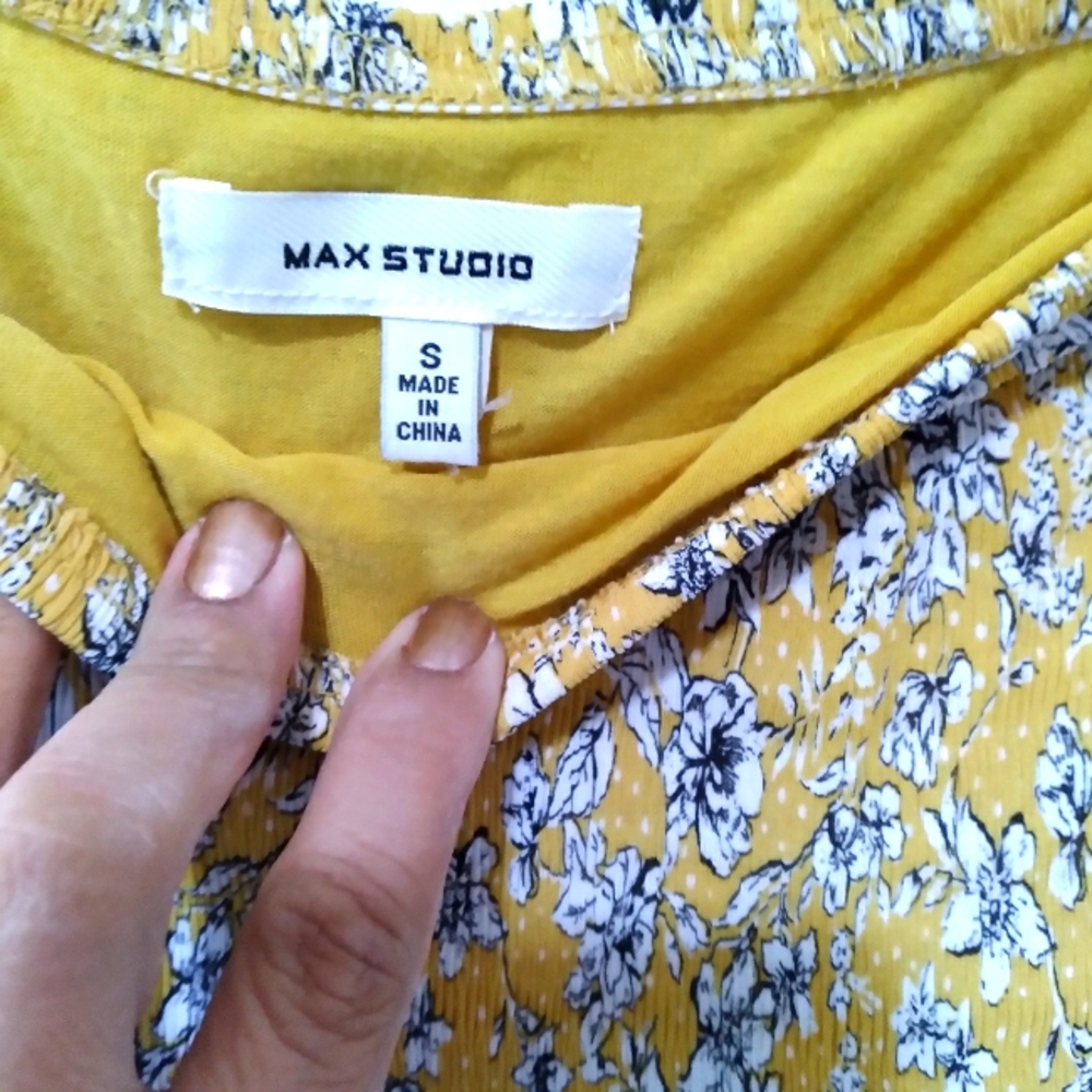 Max Studio Floral Print Skirt Sz S - Picture 4 of 8